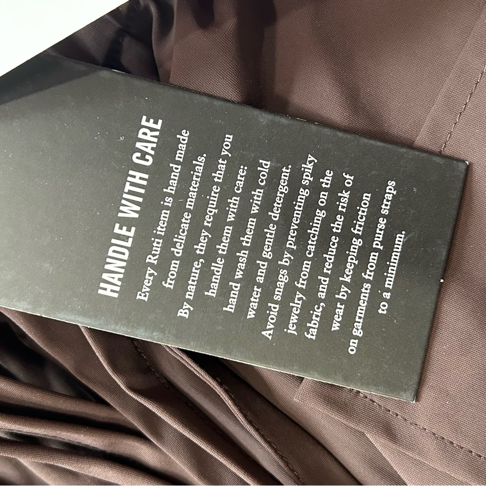 NWT Ruti The Go-To Skirt midi chocolate brown coffee size XL women’s - Picture 9 of 14